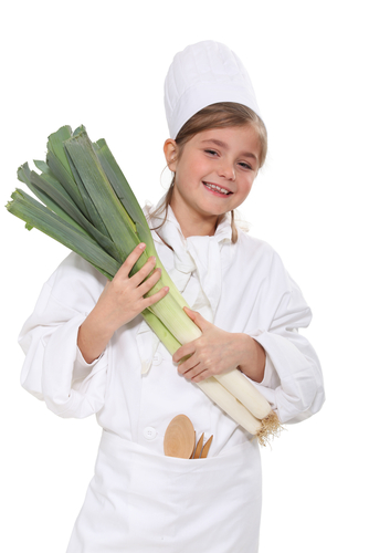 girl dressed as a cook