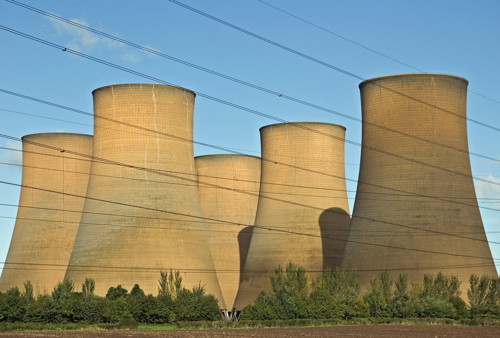 power station cooling towers