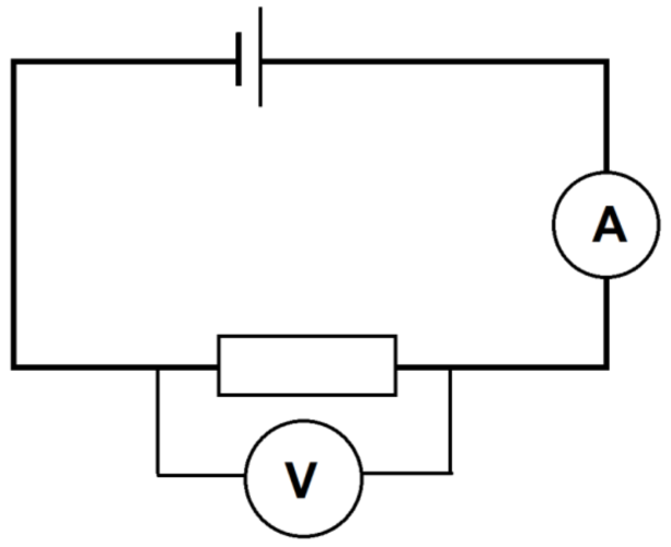 circuit with voltmeter