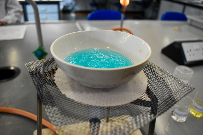 copper sulfate crystals