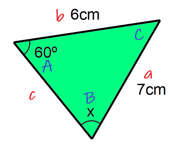 as above, with a = 7cm, b = 6cm