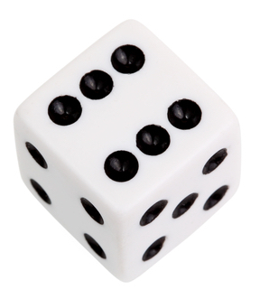 a die saying 6