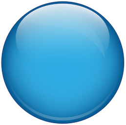 blue sphere