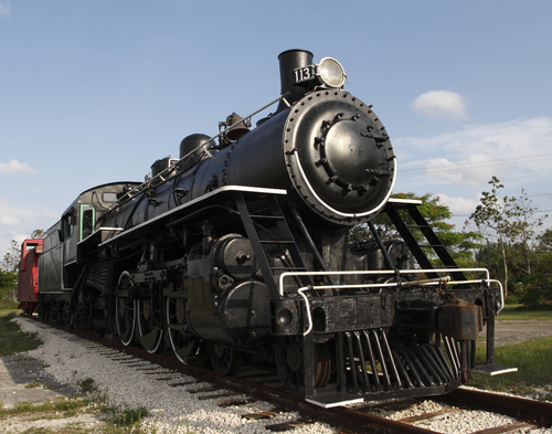  a steam train