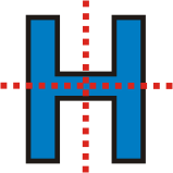 Letter H Symmetry