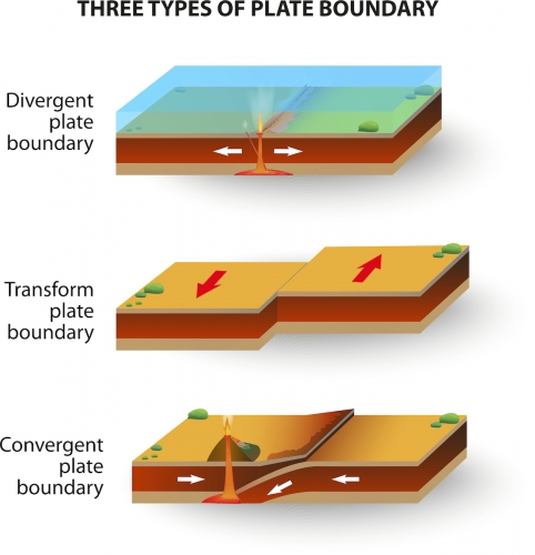 plate boundaries