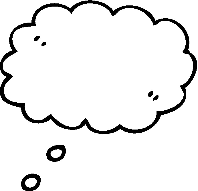 Thought bubble