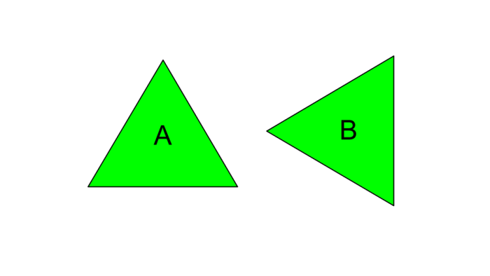 triangle a and b