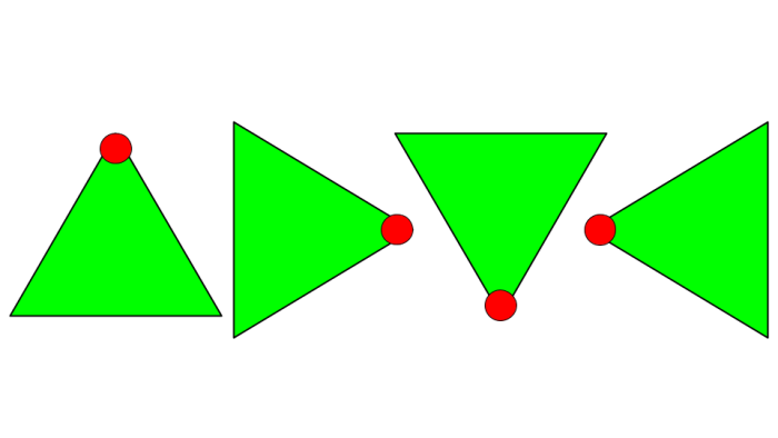 rotating triangles