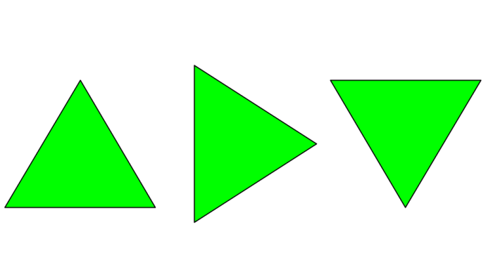 rotating triangles