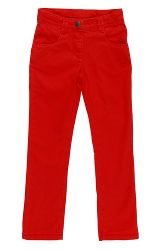 red trousers