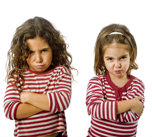 two children arguing