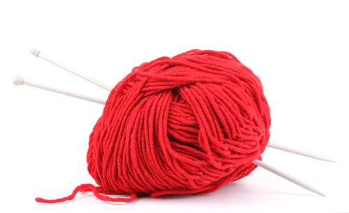red ball of wool