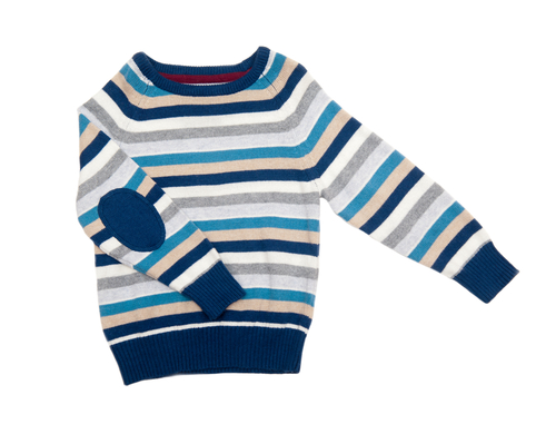 nylon blue striped jumper sweater 